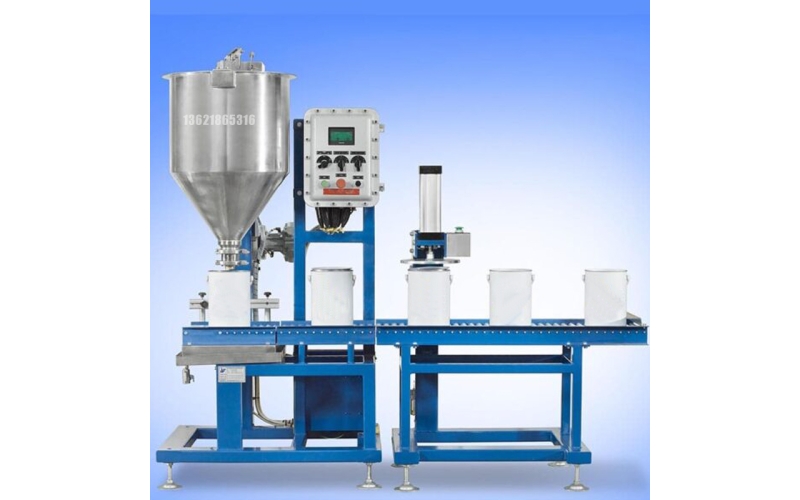 半自動金屬桶罐頭灌裝機