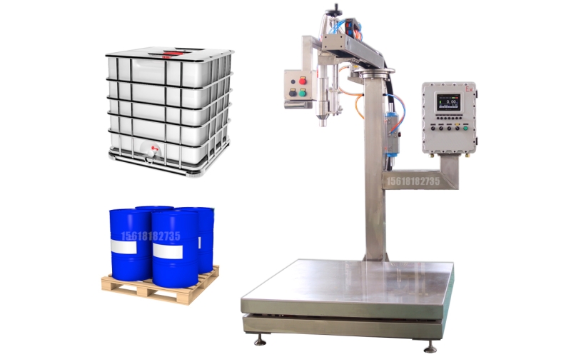 IBC噸桶稱(chēng)重液體灌裝機(jī)