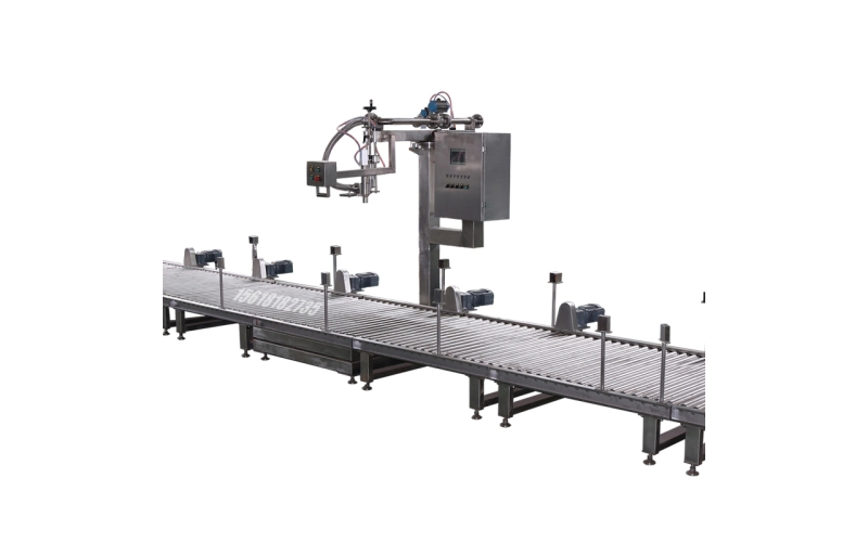 噸桶擺臂式自動(dòng)灌裝流水線